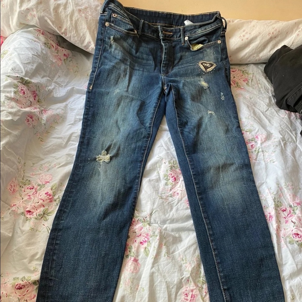 True religion navy blue skinny Jeans

L